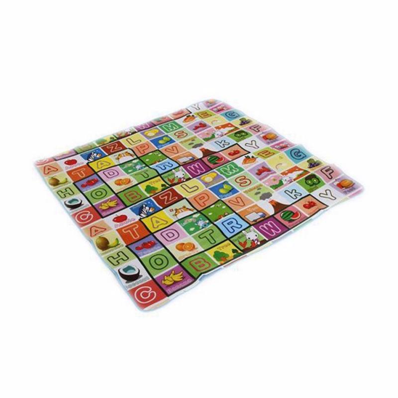 180*150 cm Baby Fruit Brief spelen Mat Climb Deken Creeping Puzzel Pad Kruipen Mat 270367