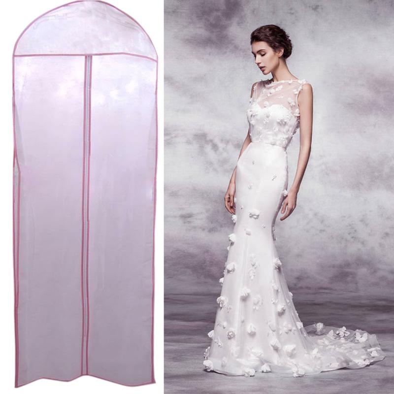 180x58x8 cm Vrouwen Bridal Trouwjurk Jurk Gewaad kledingstuk Kleding Opbergtas Beschermende Clear