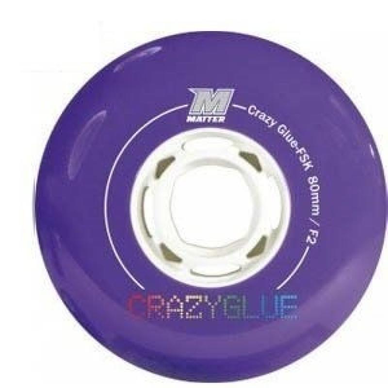 CrazyGlue 76mm F2 (4 Pack) Skate Wielen Matter