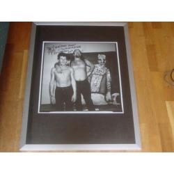 Herman Brood en Henk Schiffmacher, Unieke foto 50 X 50 CM