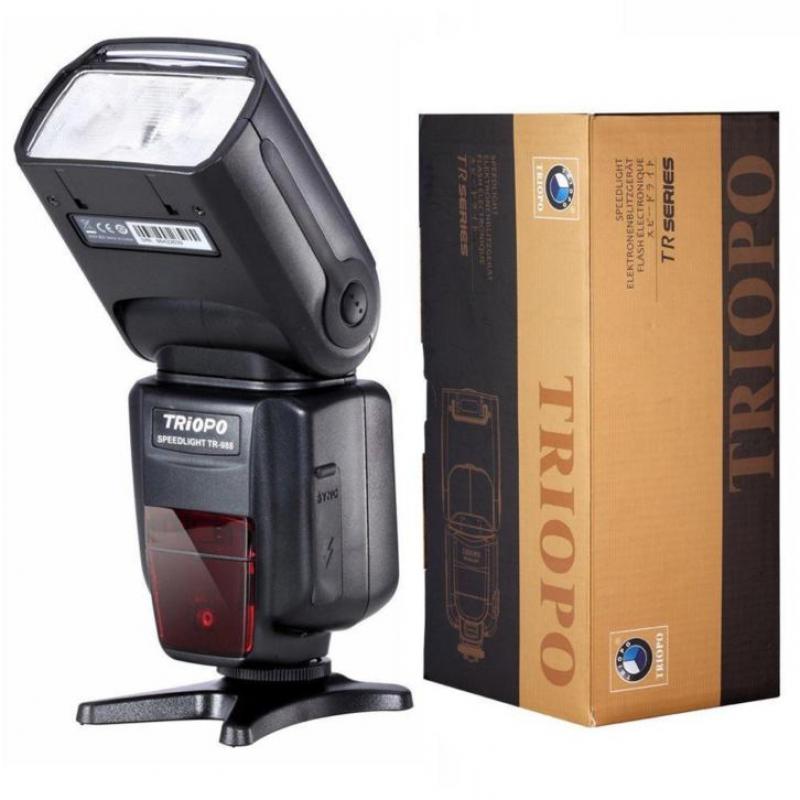 Dual Canon E-TTL/Nikon I-TTL Speedlite flitser richtgetal 56