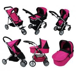 112goedkoop roze poppenwagen /buggy /poppen