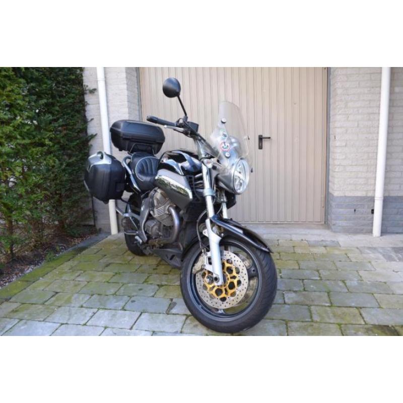 Moto Guzzi Breva 1100 / 3 koffers / Corbin zadel / 1e eigena