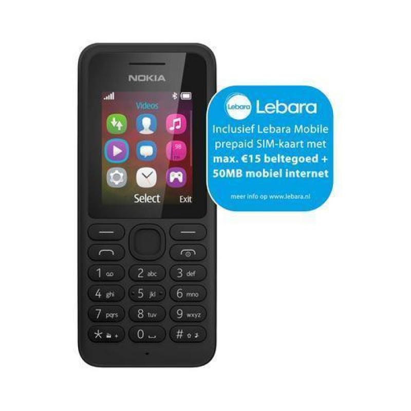 Nokia 130 + Lebara prepaid kaart voor € 22.95