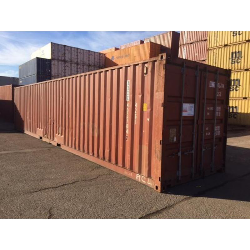 Gebruikte Zeecontainers / Opslagcontainers te Koop (TIP)!!