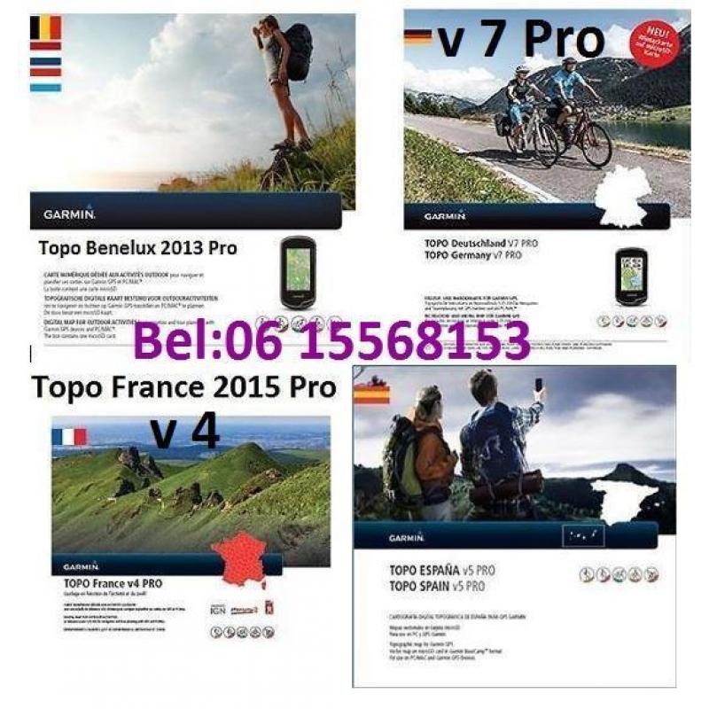 Garmin Topo Frankrijk, Duitsland, Benelux op (micro)SD (Pro)