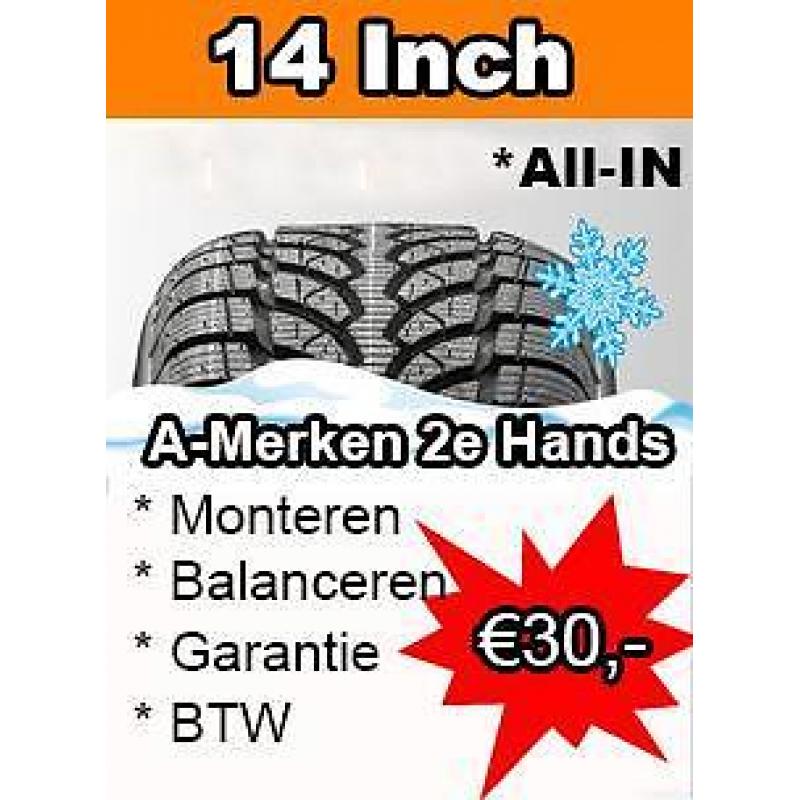 Tweedehands auto banden vanaf € 25 met garantie!!