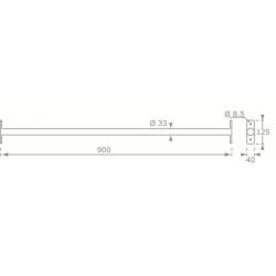 duikelrek rekstok tuimelrek 90cm met Palen Duo