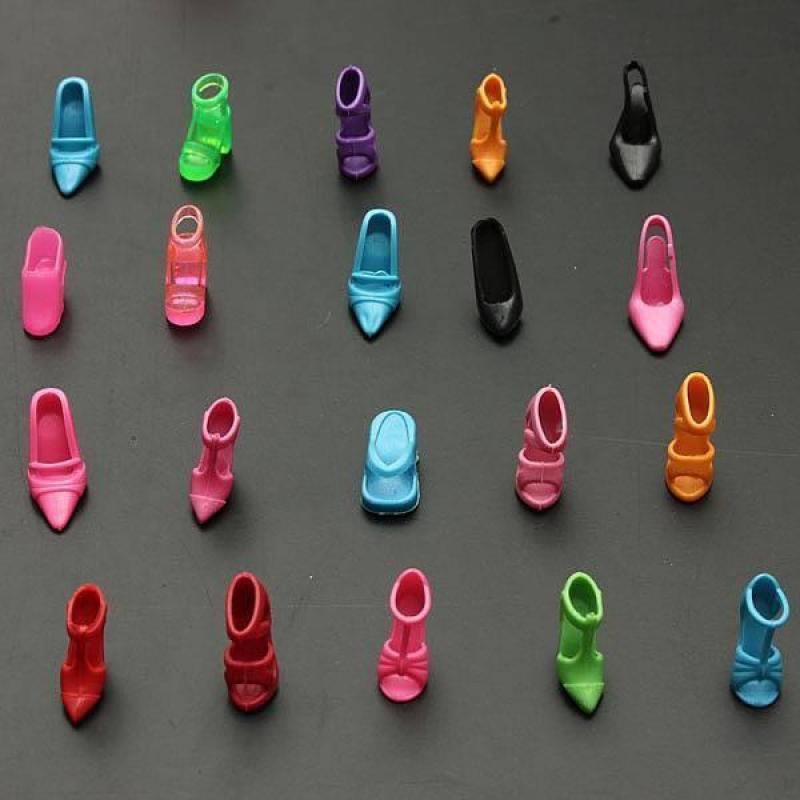 60 Paar Barbieschoenen