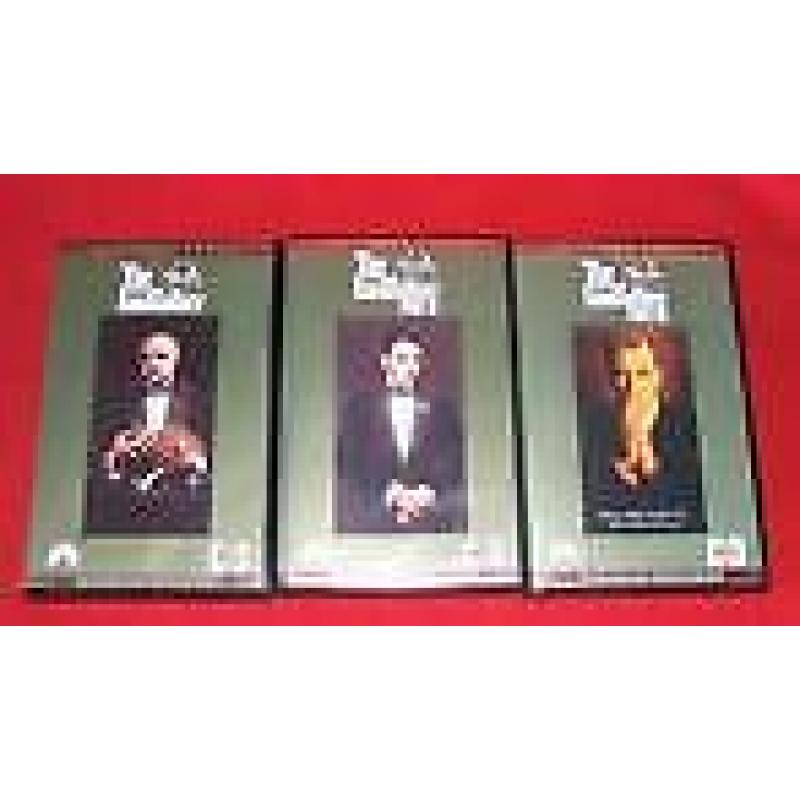 New The Godfather trilogy; zwart kunstleren box; widescreen!