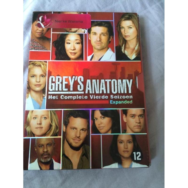 Greys anatomy seizoen 1 tm 4