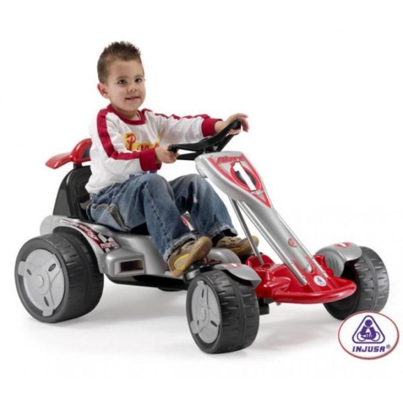 Injusa Go-Kart Big Wheels 12 Volt - Electrische skelter