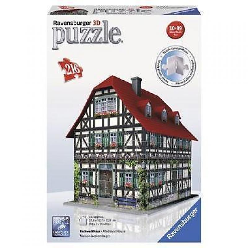 3D Puzzel Middeleeuwshuis