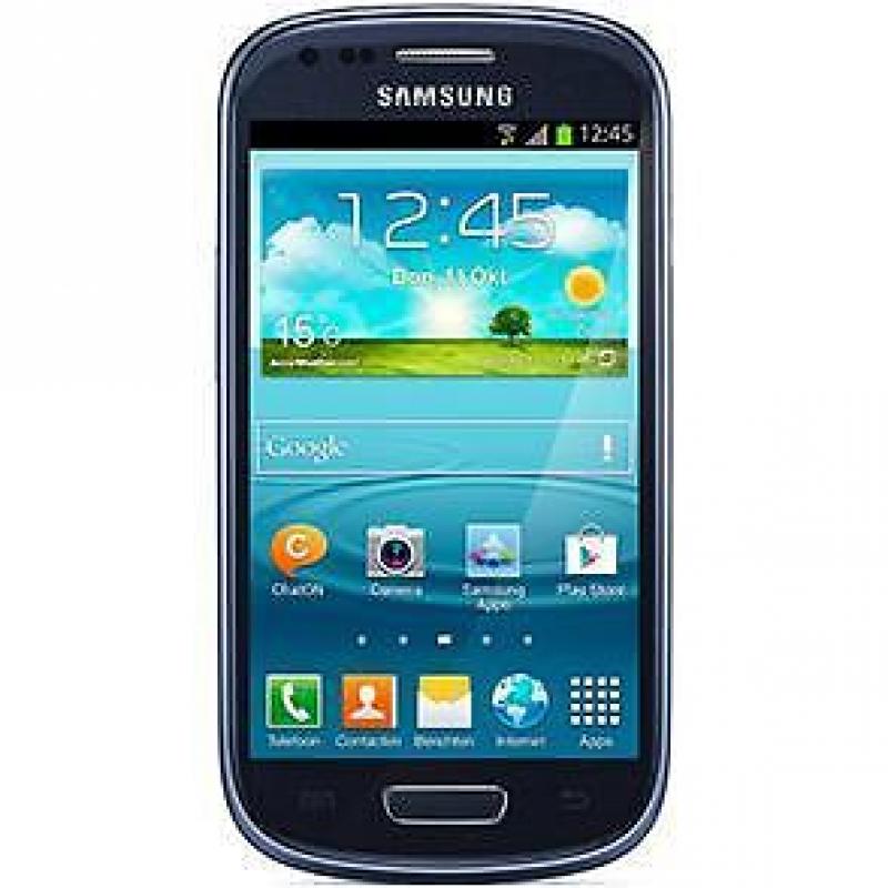 Samsung Galaxy S3 Mini Blauw * Refurbished * 12 mnd. Garanti