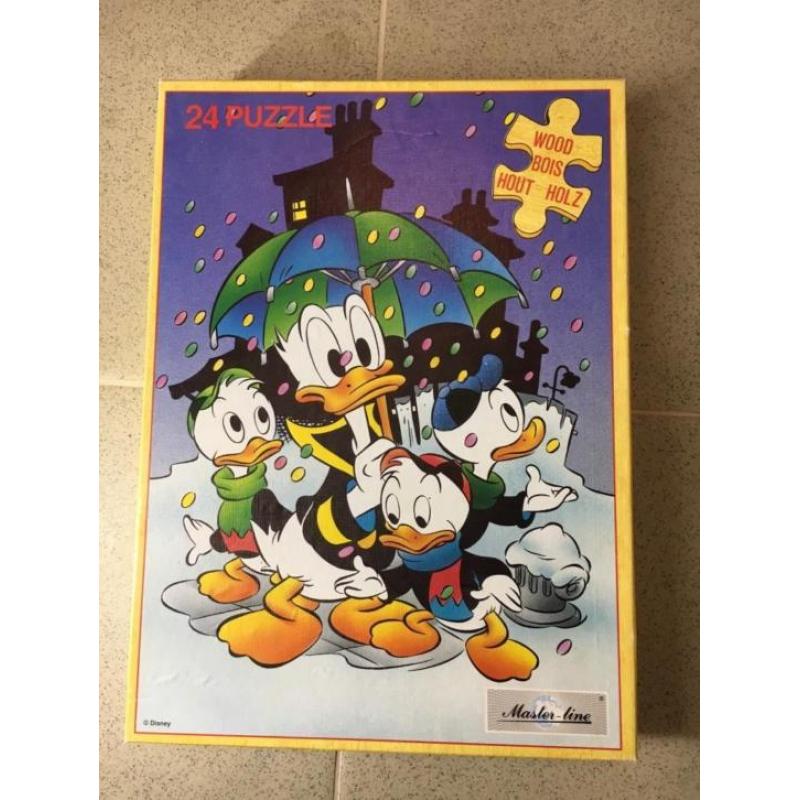 Puzzel Donald Duck (hout)