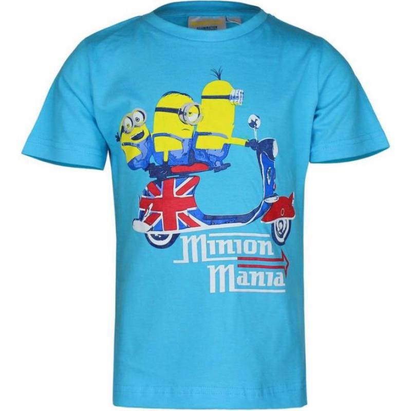 **DESPICABLE ME** Minions t-shirt blauw jongens maat 98