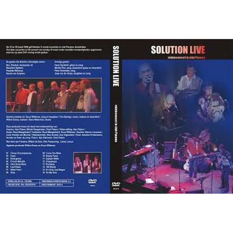 Gezocht: Solution Live - Reünieconcert In Club Panama (DVD)