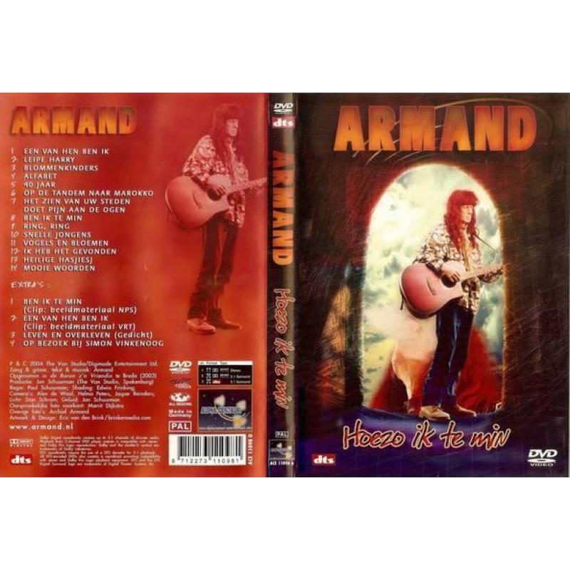 GEZOCHT DVD : Armand "Hoezo Ik Te Min" (2007)