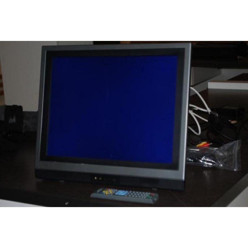 LCD tv. met afstandsbediening. 20 inch. werkend getest, i...