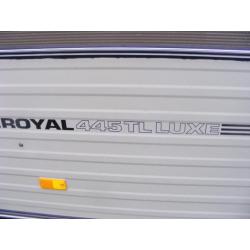 AVENTO 445 ROYAL.TL.de luxe.tent/luifel.vast cassette toilet