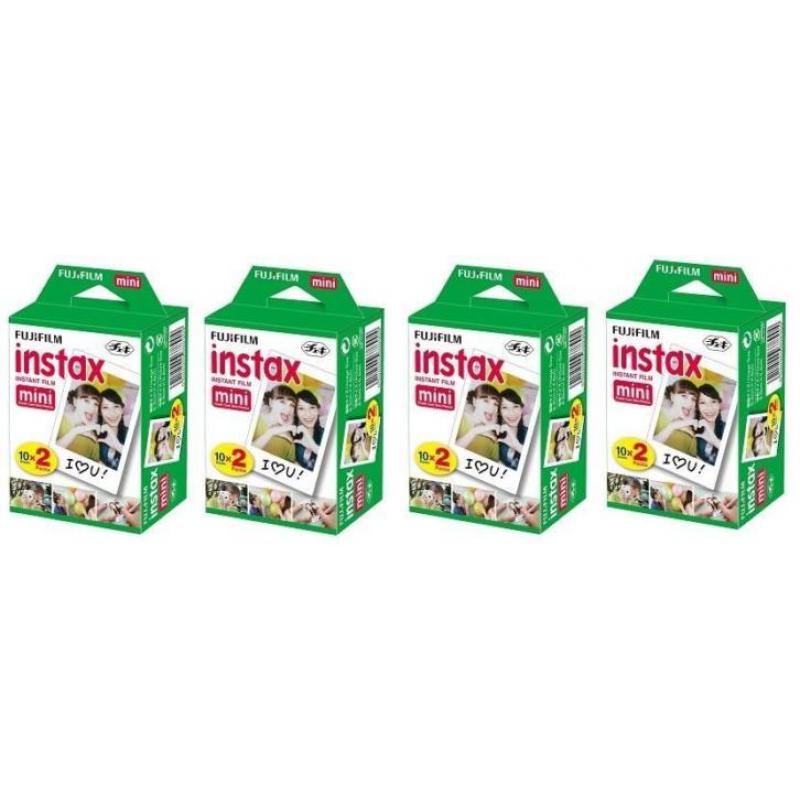 Fujifilm 4Pack Instax film mini 20st.