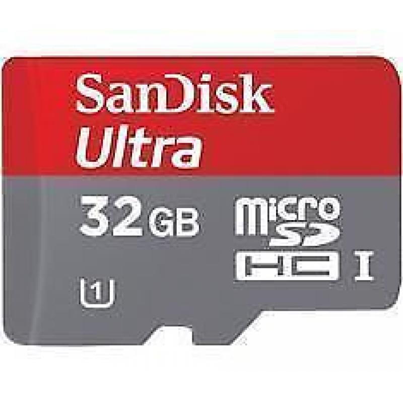 Scandisk 32GB micro SD with adapter