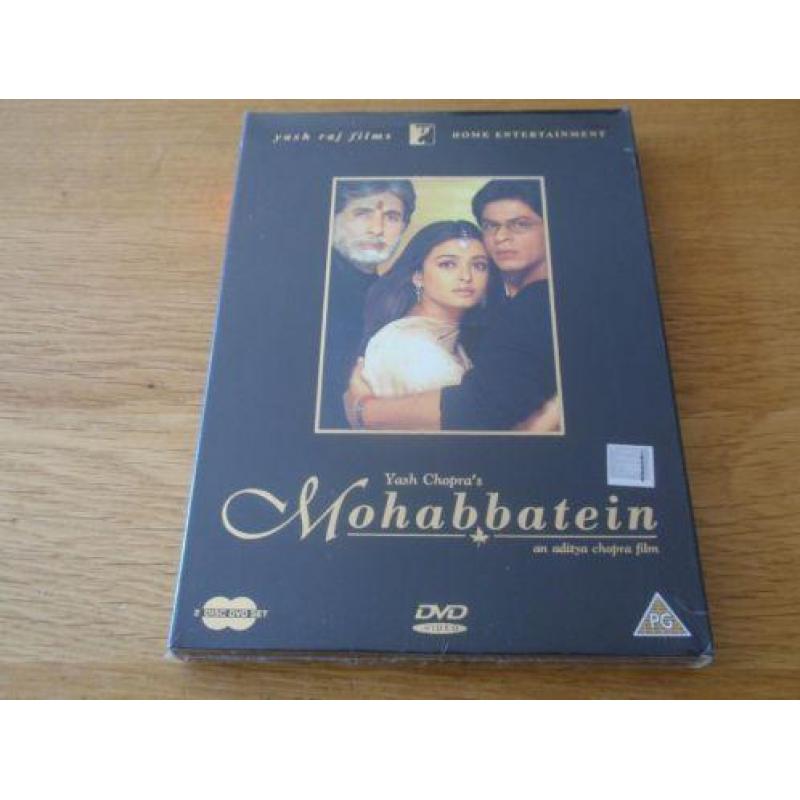 Dvd's Mohabbatein - 2 disc dvd set - Nieuw in seal