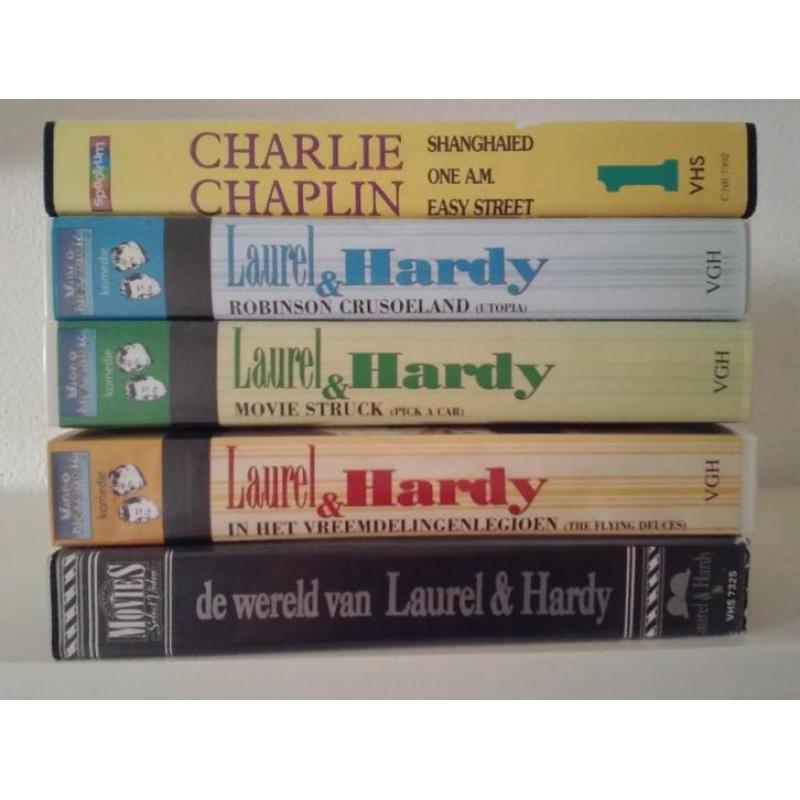 video Laurel en Hardy / Charly Chaplin