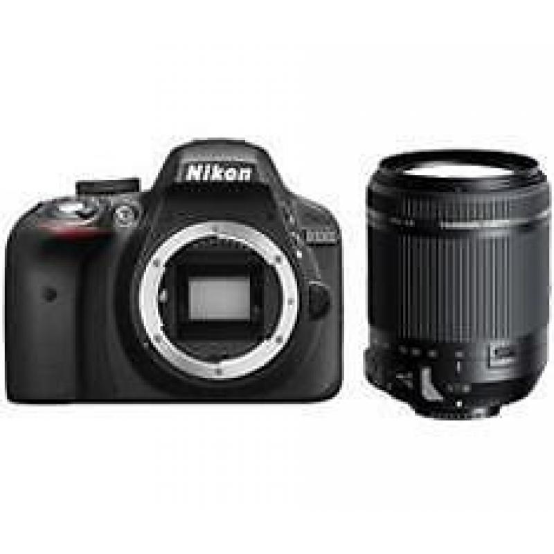Nikon D3300 zwart + Tamron 18-200mm Di II VC