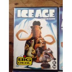 Dvd's iceage deel 1 tm 3 +bonus