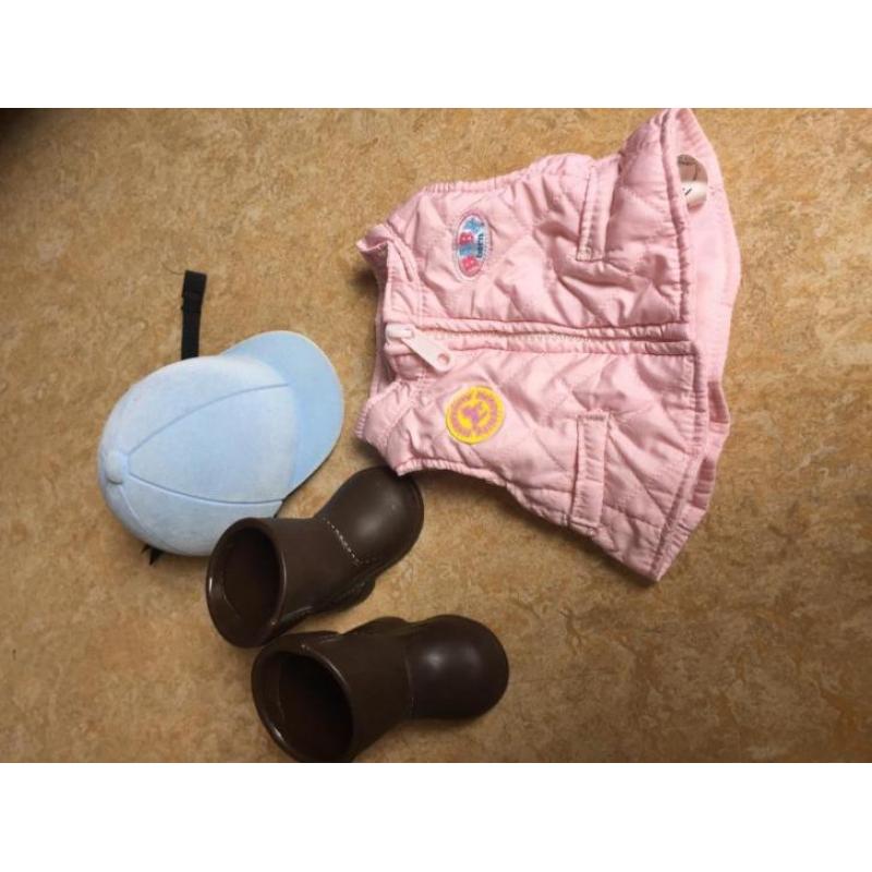 Babyborn paard met accessoires