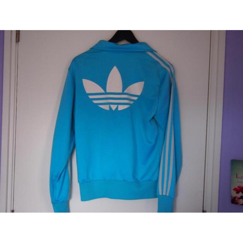 licht blauw adidas vest