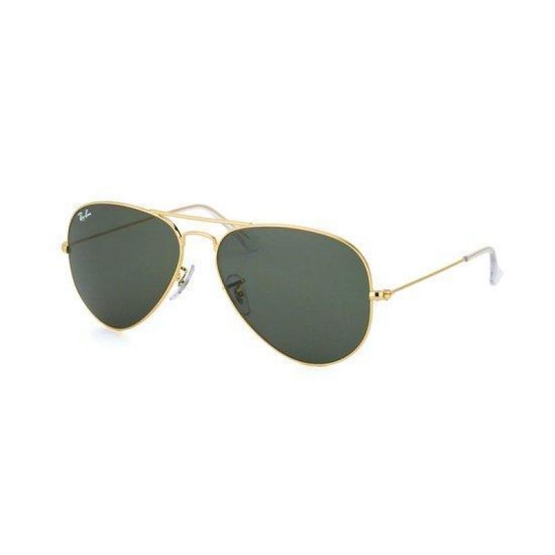 Ray Ban Aviator - RB3025 L0205 – Zonnebril - Goud/Groen 58