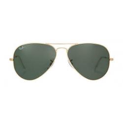 Ray Ban Aviator - RB3025 L0205 – Zonnebril - Goud/Groen 58