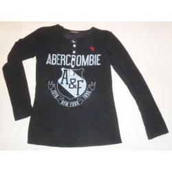 Mooi Abercrombie shirt mt 152 zwarte longsleevee zgan