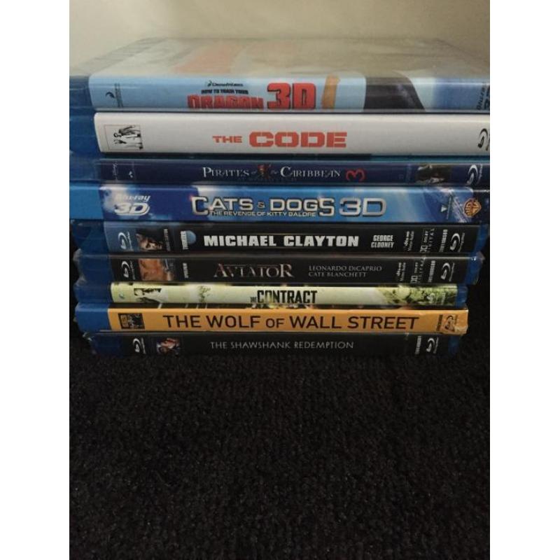 Diverse dvd's en blu ray's