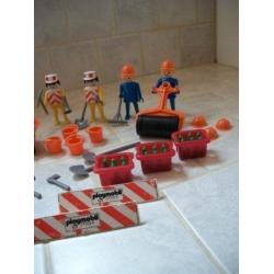 Playmobil ( Klicky ) / Wegwerkers en accessoires / Vintage