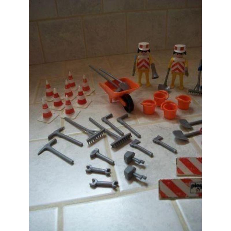 Playmobil ( Klicky ) / Wegwerkers en accessoires / Vintage