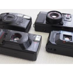 4 motorzoom camera's Canon - Minolta - Fujifilm -