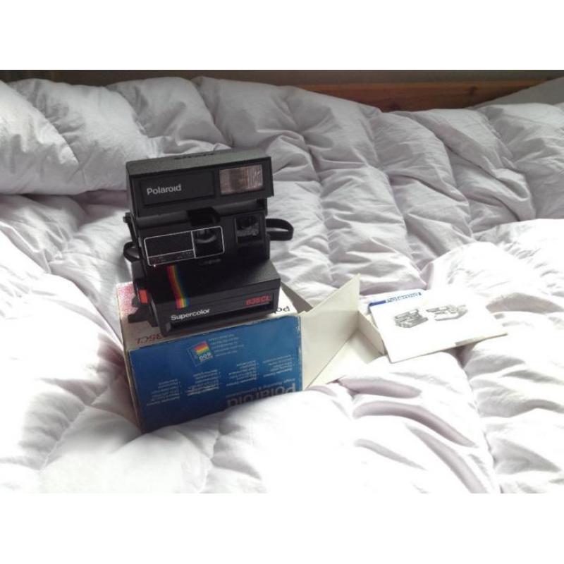 Polaroid Supercolor 635CL vintage camera analoog film 600
