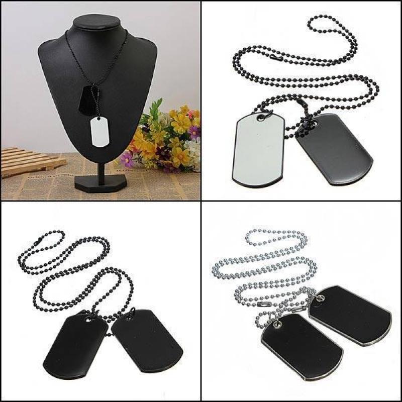 Dog Tags 2 Stuks met Ketting