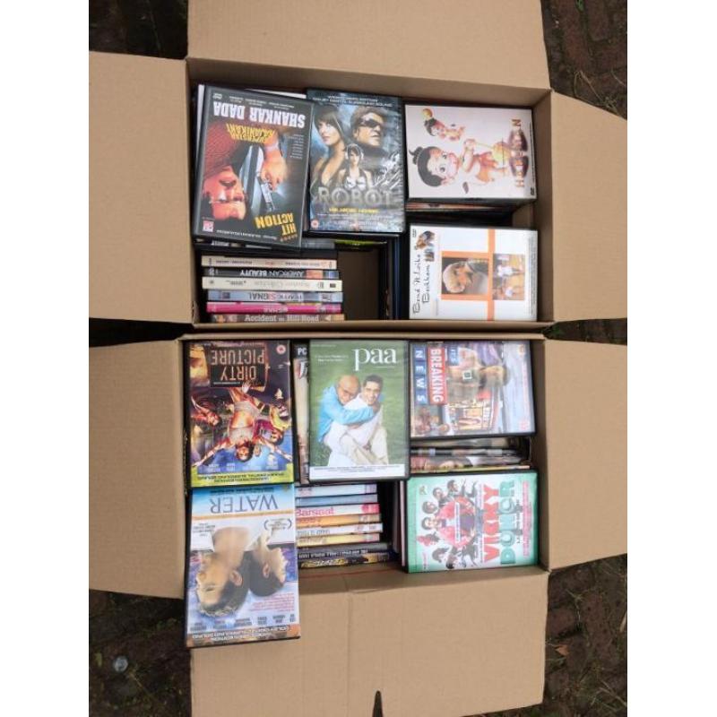 Bollywood film dvds- bijna 150