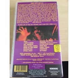 VHS Ozzy Osbourne - Bark at the Moon