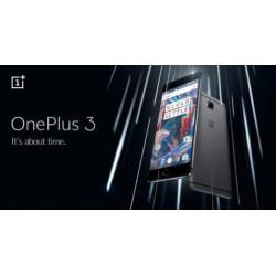 OnePlus 3 Gray- 64GB- Nieuw Incl Extra's + Moto 360/ RUILEN