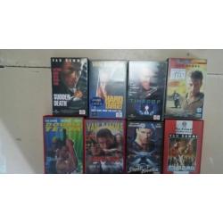 van Damme films op VHS