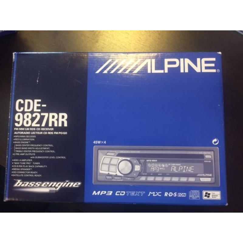 Alpine CDE-9827RR CD/TUNER