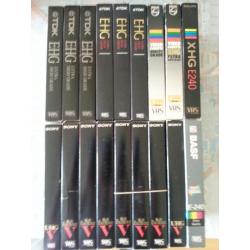 VHS, tv opname ( films & serie´s ) zonder reclame