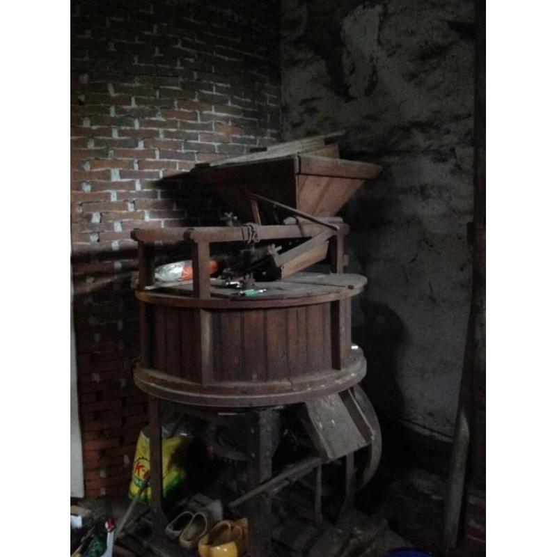 Antieke graan sorteer machine