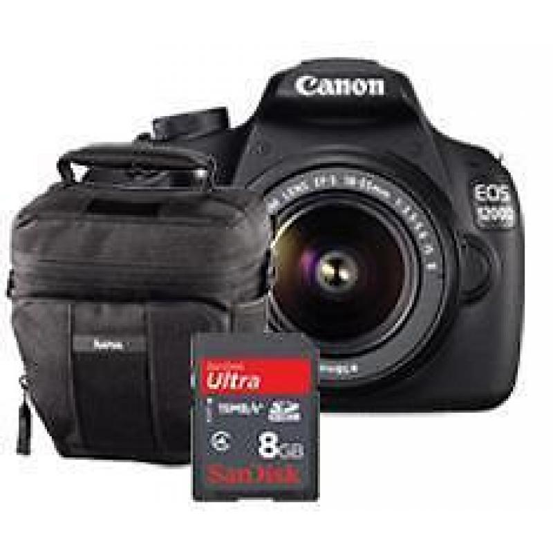 Canon EOS 1200D + 18-55mm iS II SUPERBUNDEL + luxe tas + ...