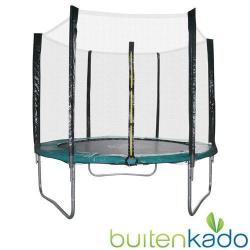 ACTIE Trampoline + veiligheidsnet USA springmat 244 305 427